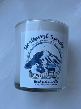 Northwest sparks Scented Candle - Blue & White